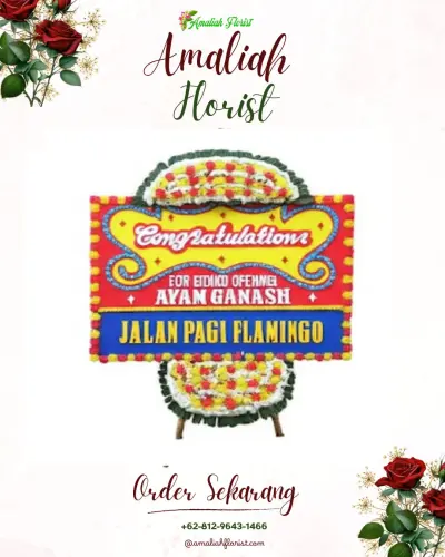 Bunga Papan Congratulation di Sukagumiwang